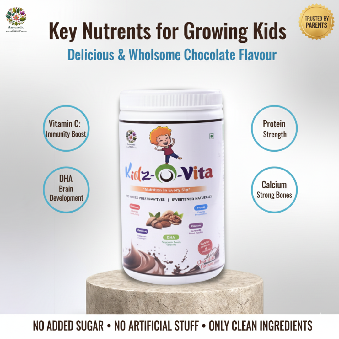 Kidz O Vita I Nutrition with Vit C, A , DHA, Calcium & Protein I Chocolate Flavour I 300 gm