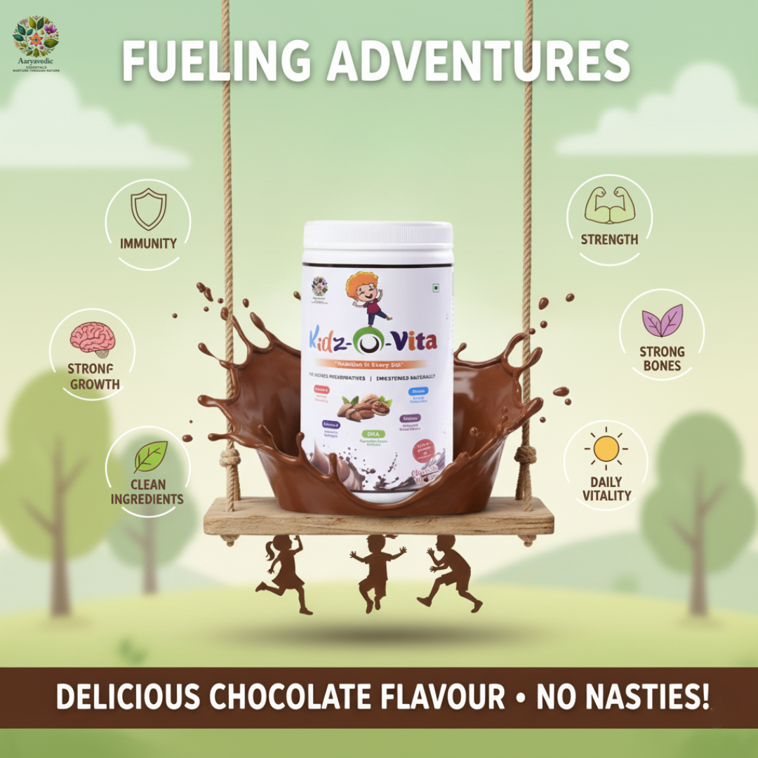 Kidz O Vita I Nutrition with Vit C, A , DHA, Calcium & Protein I Chocolate Flavour I 300 gm
